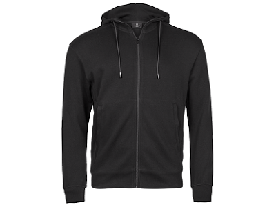 Tee Jay Ribbed Interlock Hooded Full Zip