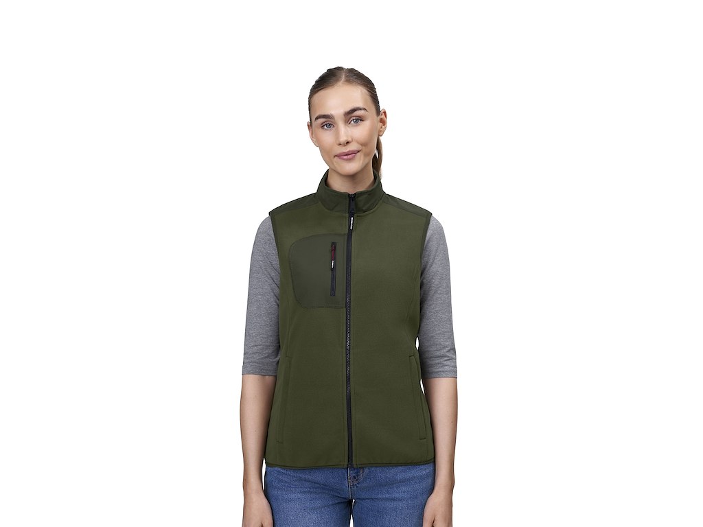 Bonded fleecevest | dame