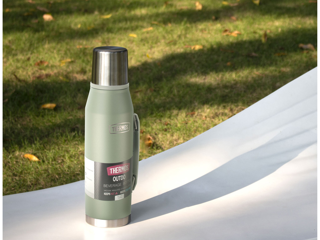 Thermos Termoflaske 1,3 L i dusty green