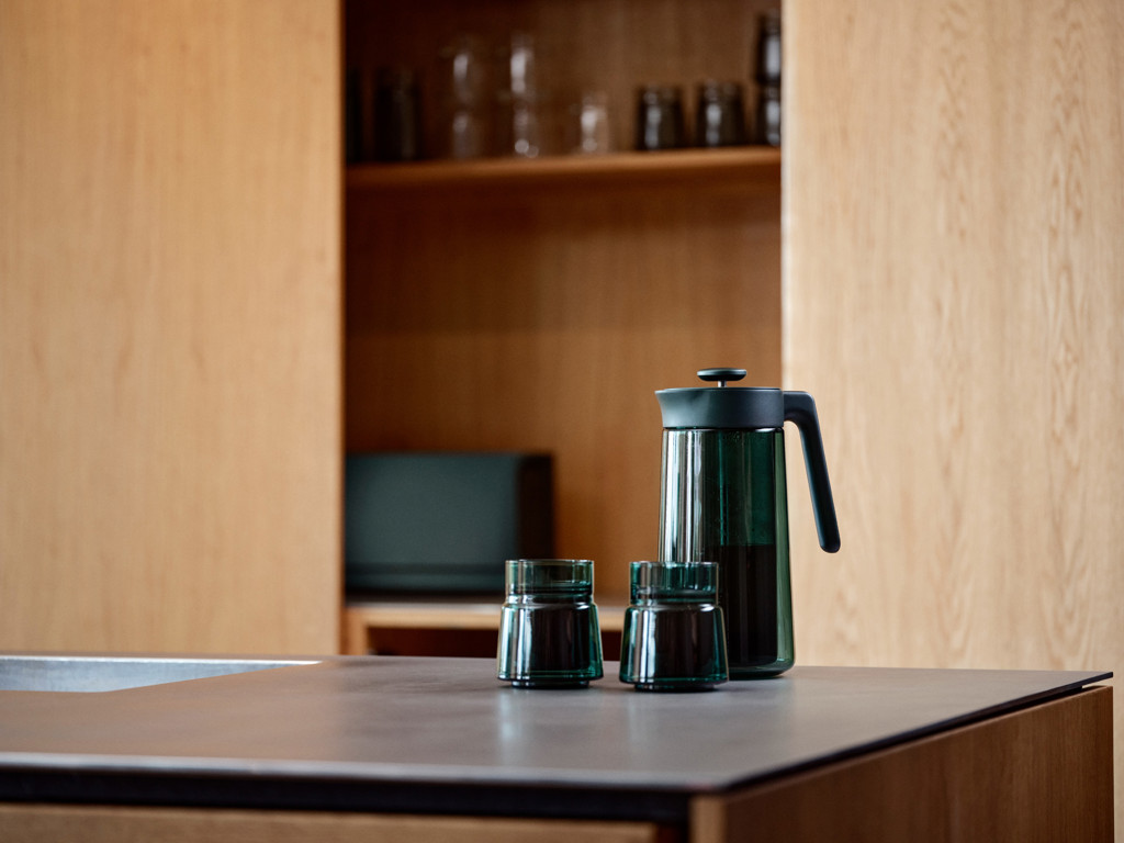 Jacob Jensen Stempelkande og glas