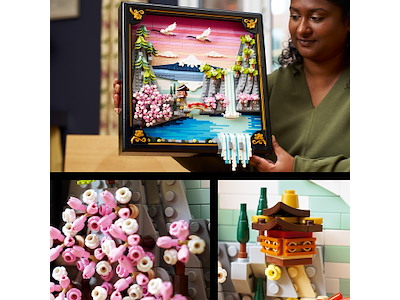 Lego Japanese Cherry Blossom Land.. V29