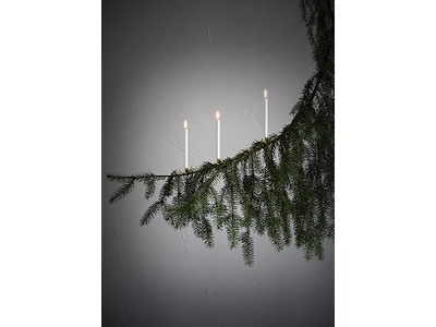 20 Uyuni juletræslys, holdere, batterier& fjernbetjening