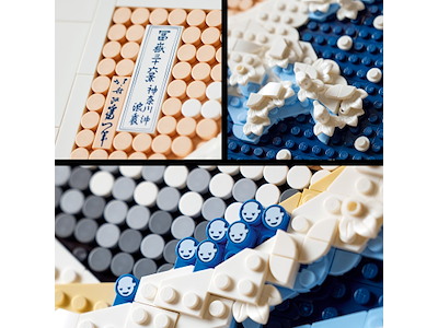 Lego Hokusai – The Great Wave V29