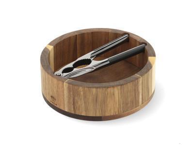 HOLM Nøddeknækker m. rund skål i FSC certificeret akacietræ