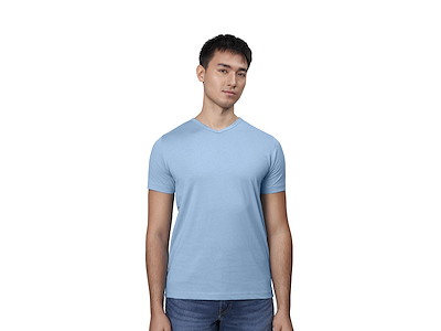 ID T-TIME T-shirt, V-hals