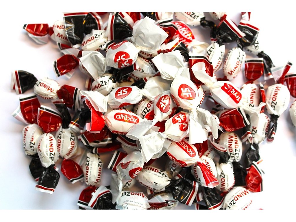 Twistede Bolsjer med logo