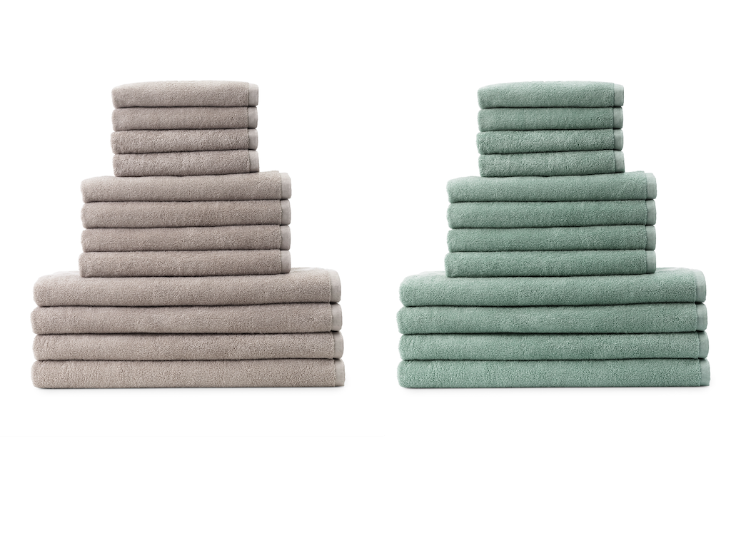 Georg Jensen Damask Håndklædepakke 3XL - Taupe / Green