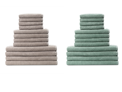 Georg Jensen Damask Håndklædepakke 3XL - Taupe / Green