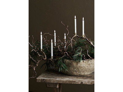 20 Uyuni juletræslys, holdere, batterier& fjernbetjening