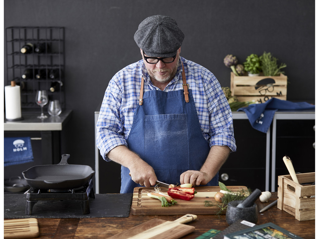 HOLM Skærebræt 50 x 35 x 3 cm i FSC certificeret akacietræ