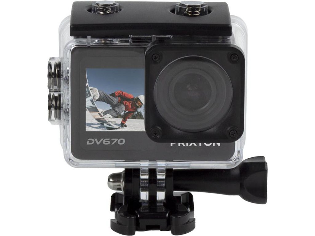 Prixton DV670 4K dobbeltskærms actionkamera