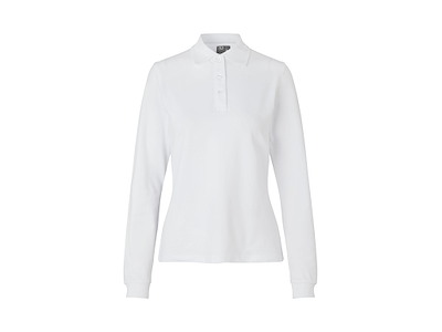 LANGÆRMET POLOSHIRT - STRETCH DAME