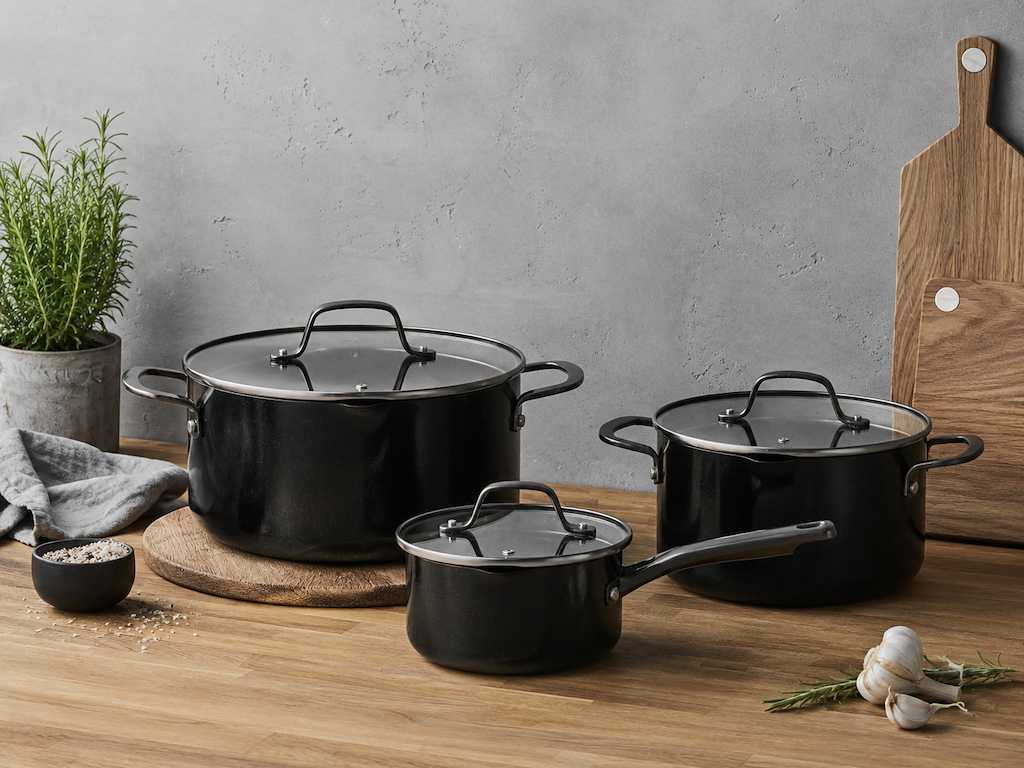 Pillivuyt Gourmet Blavet Grydesæt - 6 Dele