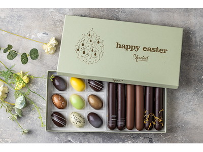 Xocolatl Golden eggs art 9 marzipan