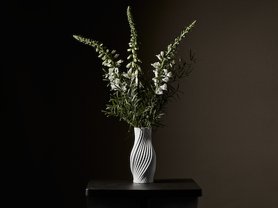 Lyngby Twist Vase H31 Cm
