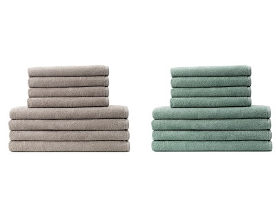 Georg Jensen Damask Håndklædepakke 2XL - Taupe / Green