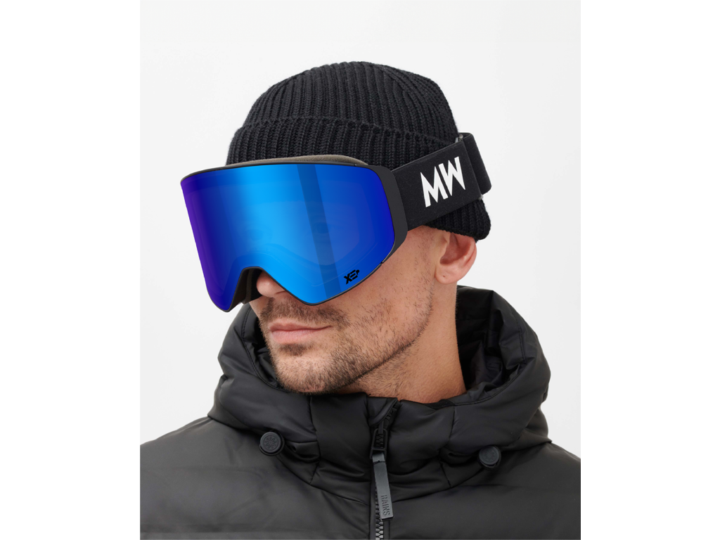 Messy Weekend Black Ski brille
