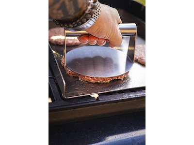 Hâws Santo Plancha 40x30x3cm w. Hamber and Steak Press