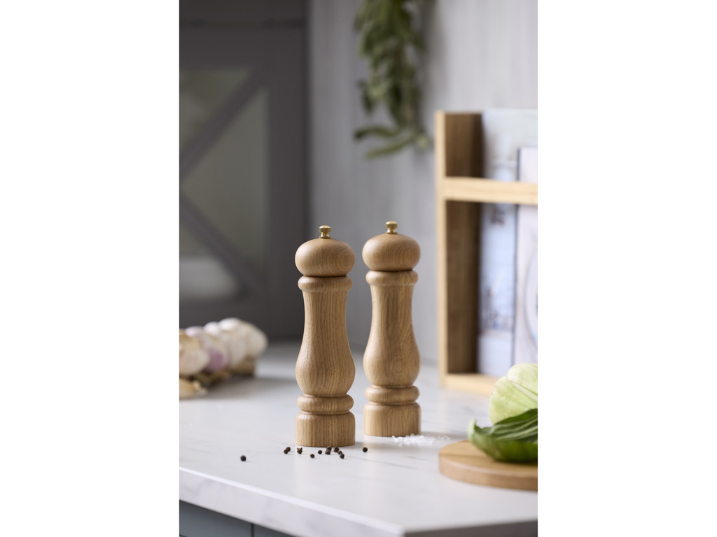 Pillivuyt Gourmet Kværnsæt 20 cm i FSC certificeret eg, Douron