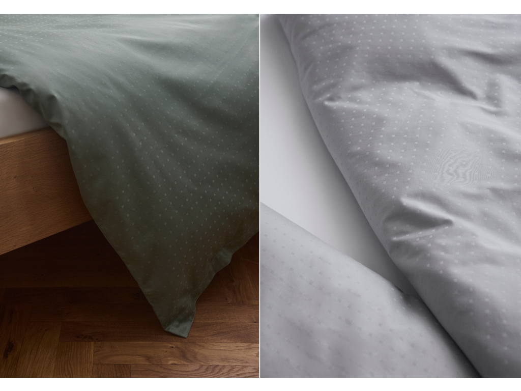 Georg Jensen Damask Sky Sengetøj -  Green / Grey 