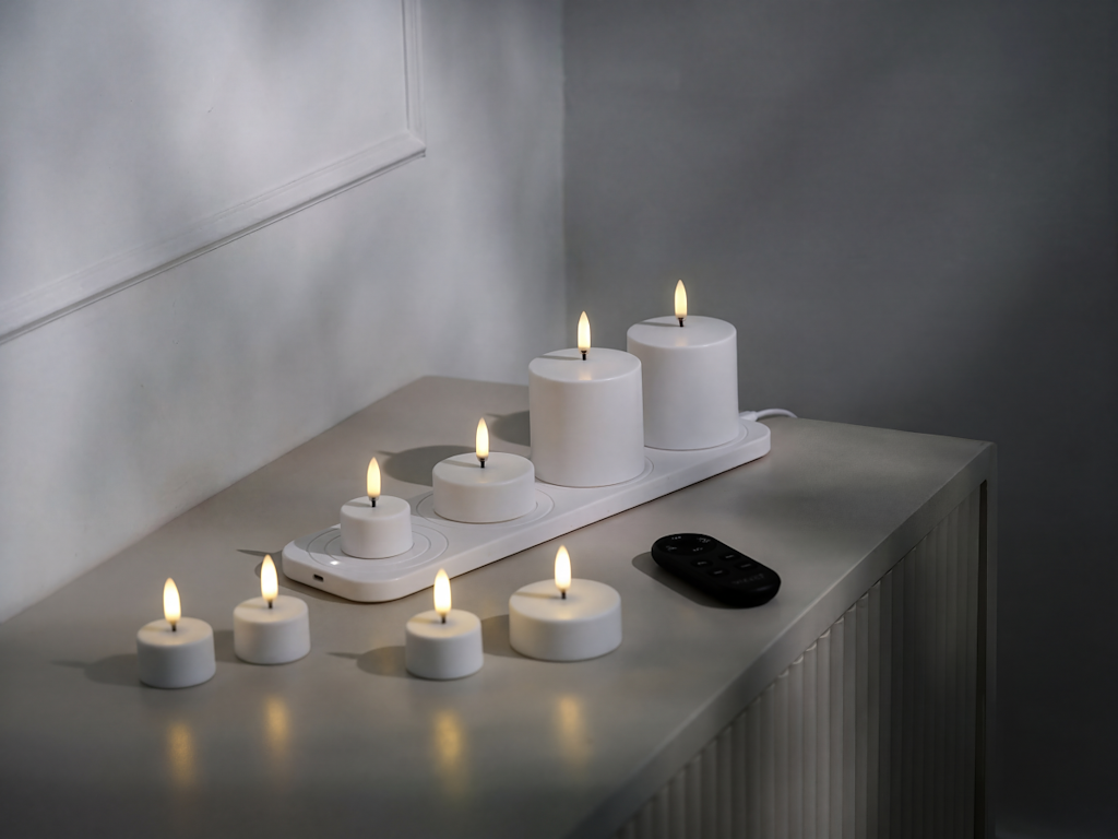 8 stk. Genopladelige Uyuni LED-lys,