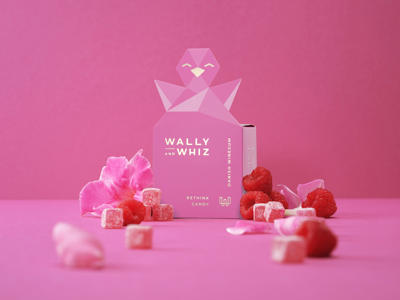 Wally and Whiz - Pink: Hibiscus med hind