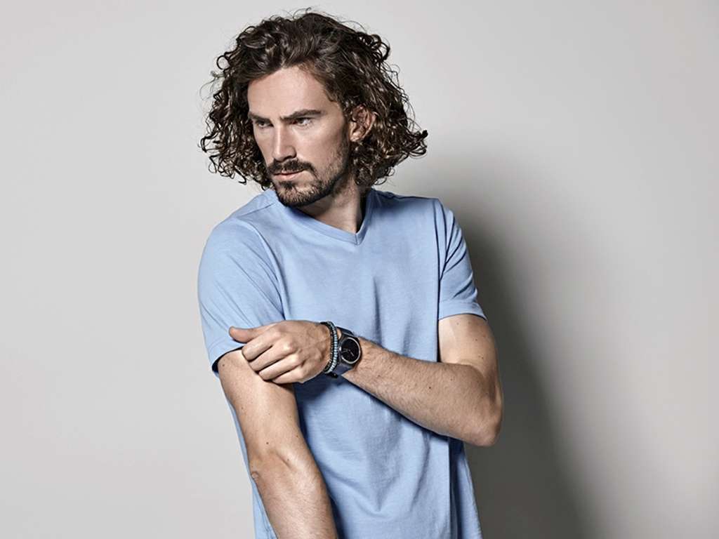 ID T-TIME T-shirt, V-hals