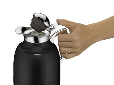 Alfi Termokande 1 L i blank sort, Juwel