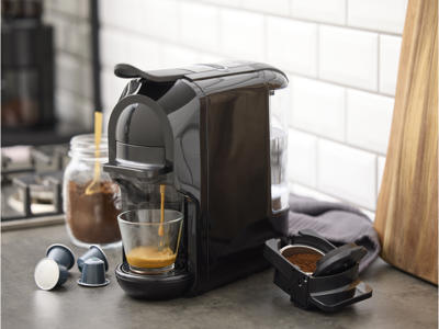 Nordic Sense Kaffemaskine 2-i-1 1450 watt i sort