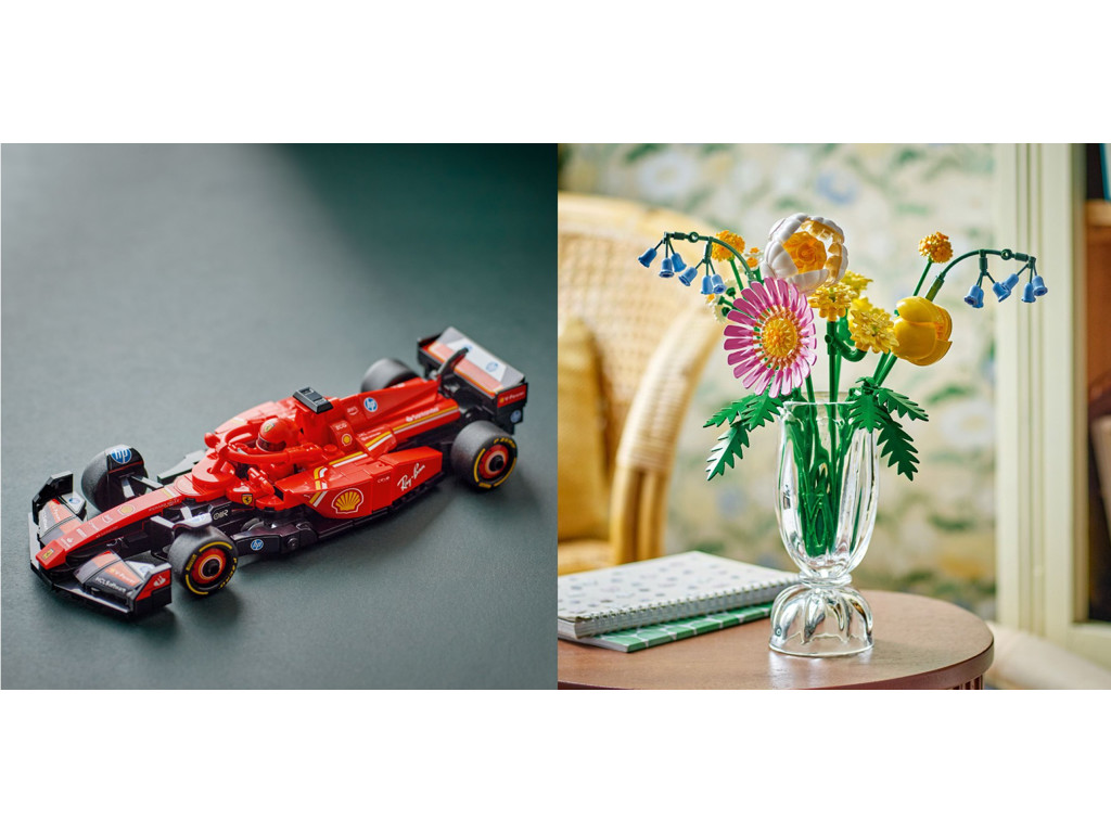 Vælg Imellem Ferrari SF-24 Eller Sunny Bouquet Fra Lego