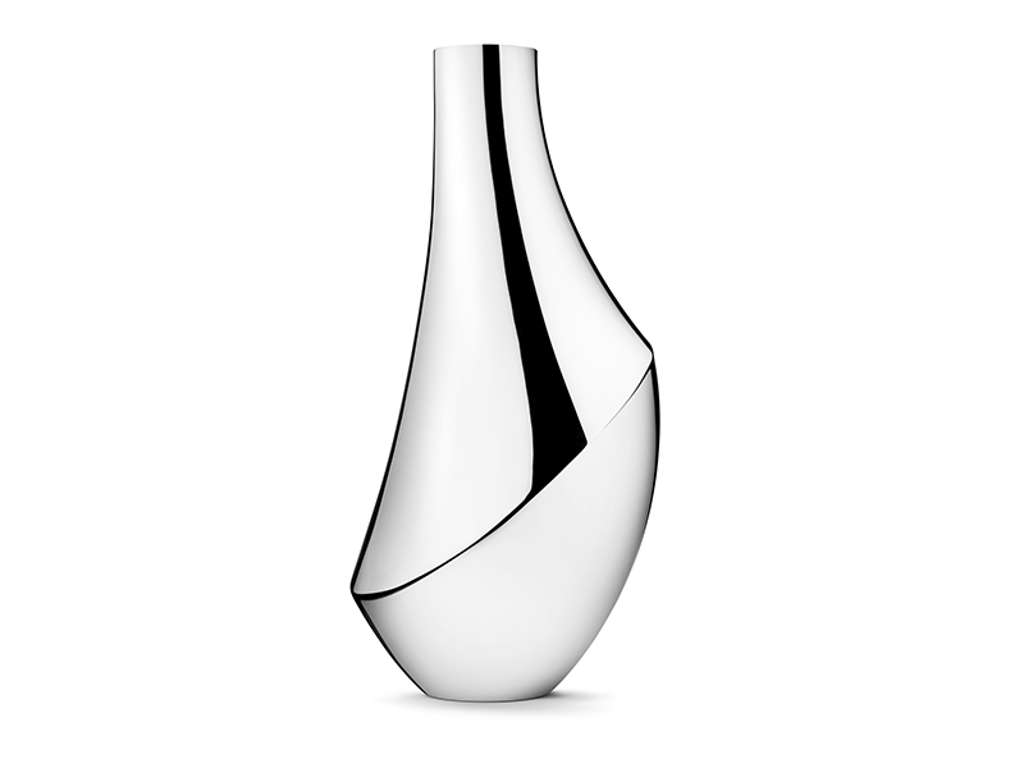 FLORA VASE, 50 CM STAINLESS STEEL,