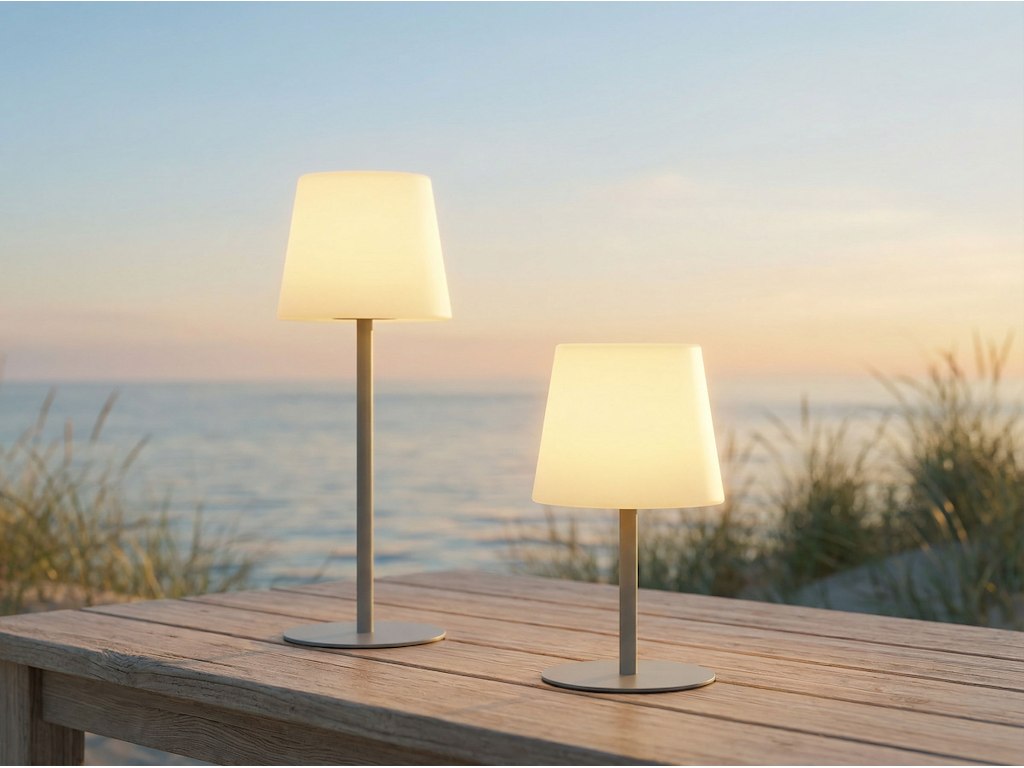 Kreafunk Arc Bordlampe 2 Stk. Sandfarve