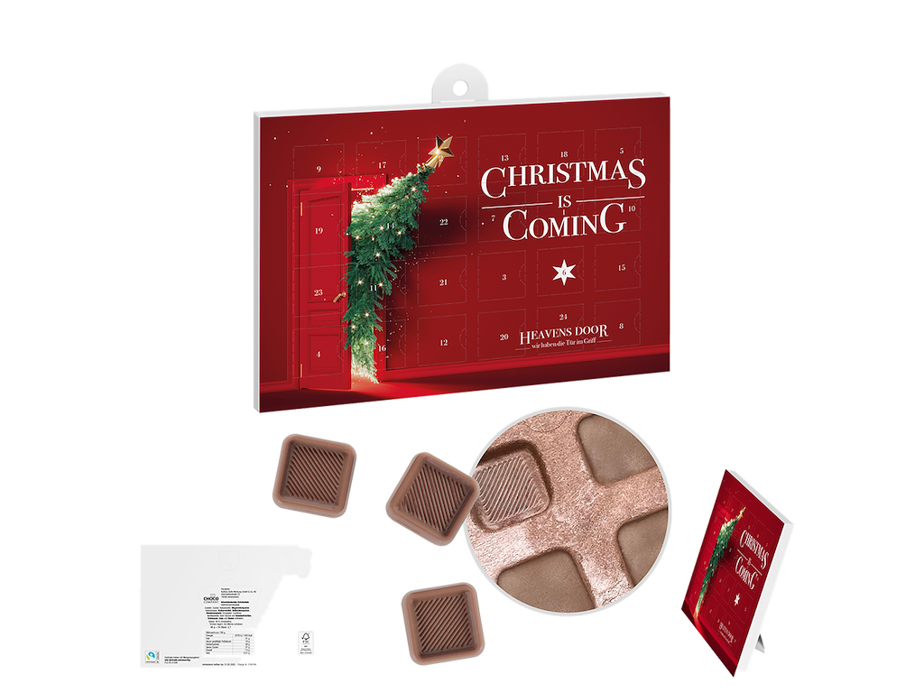 A5 Papirjulekalender, med jeres eget logo