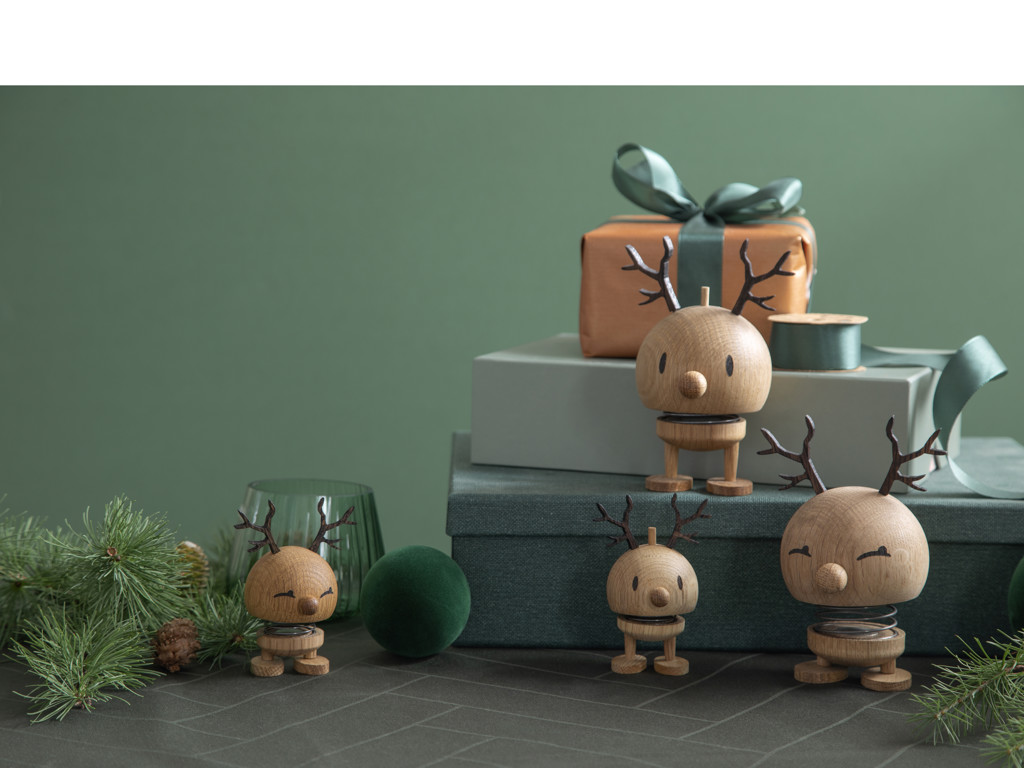 Hoptimist Reindeer str. S i FSC certificeret oak, Bimble