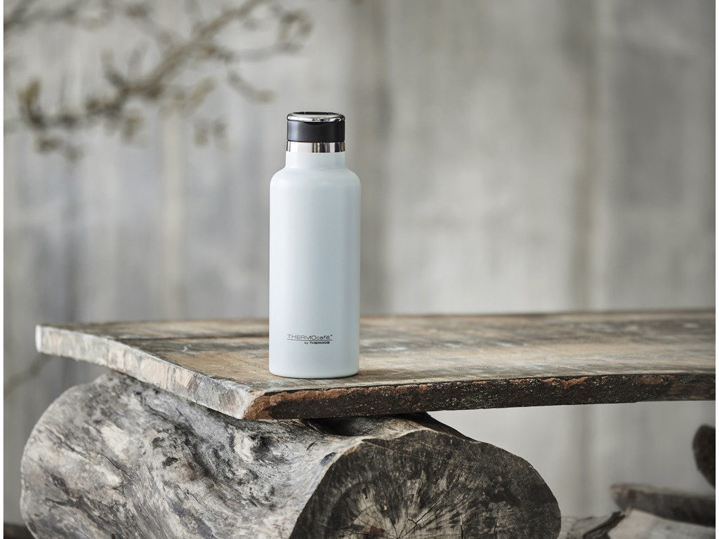 Thermos Termoflaske m. sugerør 600 ml i lyseblå, Hydration