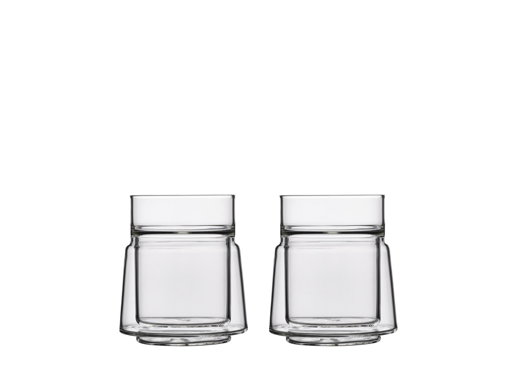 Jacob Jensen Termoglas 2 stk 21 cl i clear