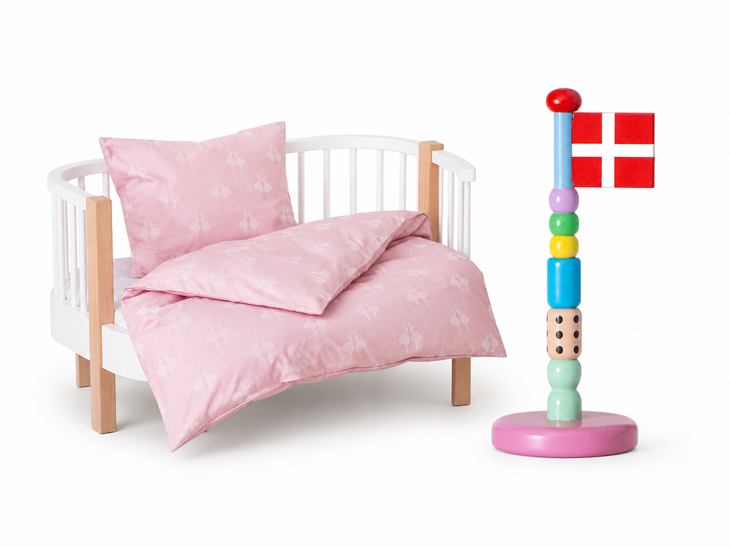 Fairytale baby sengetøj & Clay Play flag