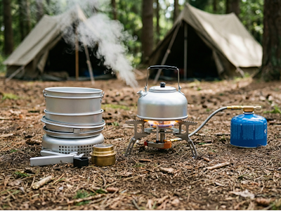 Udendørs Køkkensæt 10 Dele