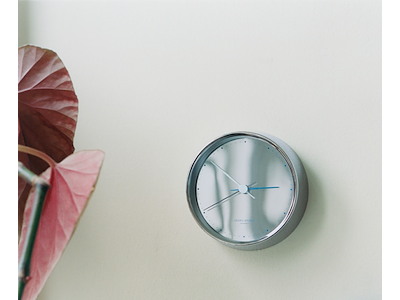 Henning Koppel Vægur 10 cm. Blank