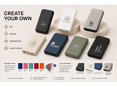 Powerbanks i eget design