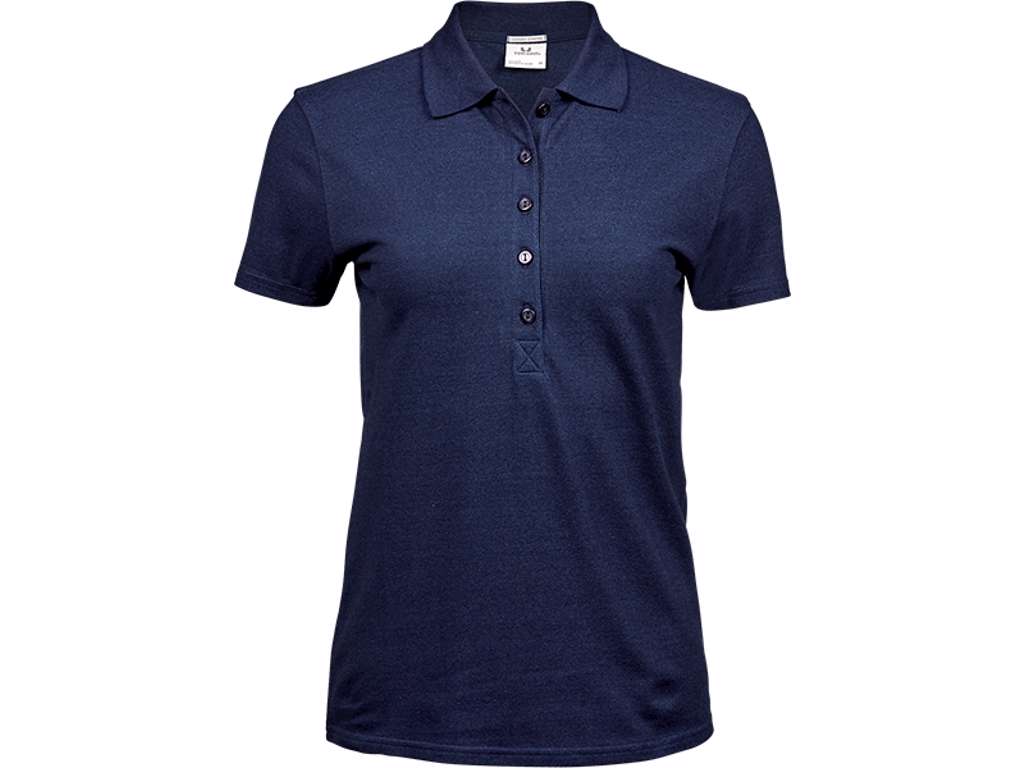 TEE JAYS LUXURY STRETCH POLO, DENIM