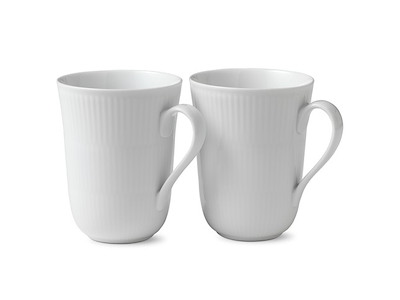 Royal Copenhagen Hvidriflet Krus 2 pak 36 cl