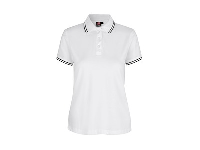 STRETCH CONTRAST POLOSHIRT, DAME