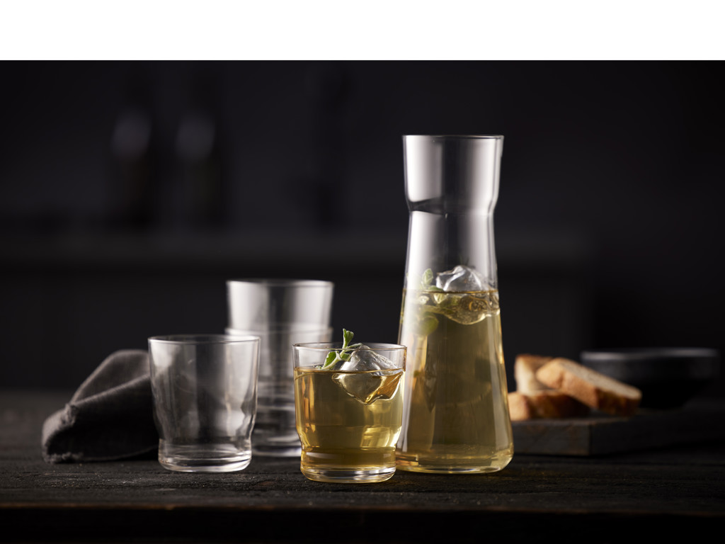 #Lyngby Glas Karaffelsæt m. karaffel og 4 stk glas, Lissabon