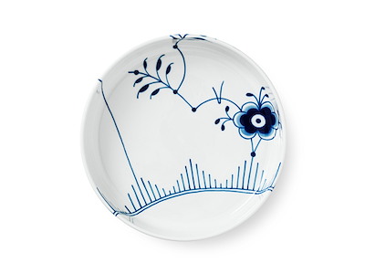 Royal Copenhagen Blå Mega Riflet, Fad 27cm