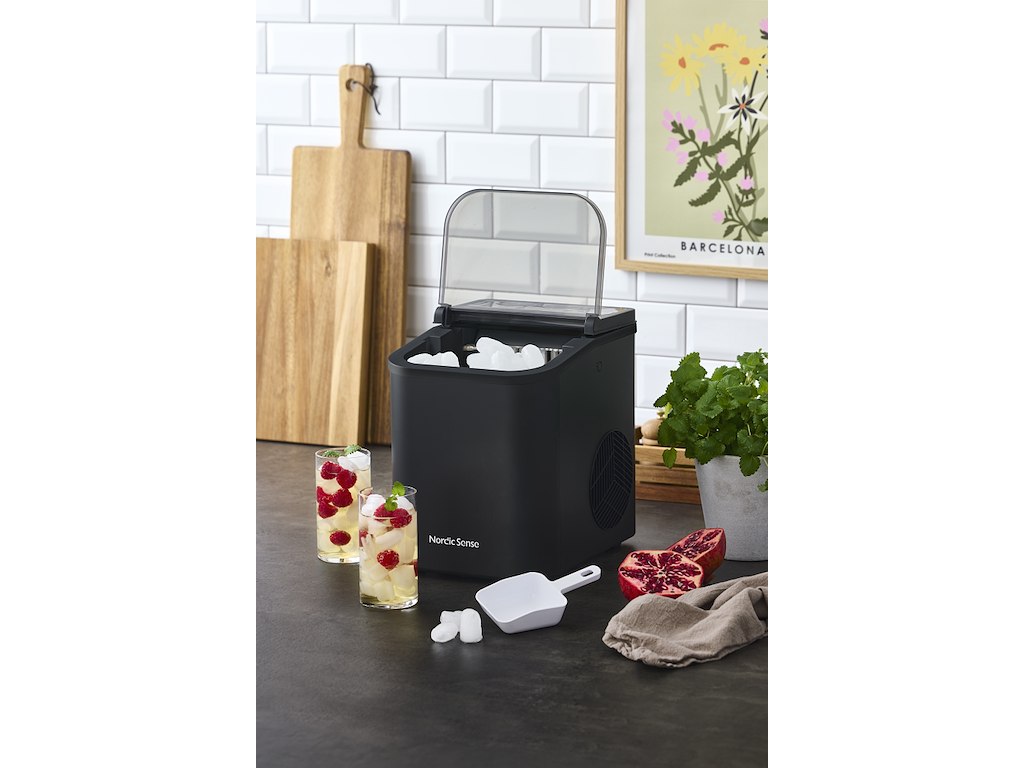 Nordic Sense isterningsmaskine 1,1 ltr. sort