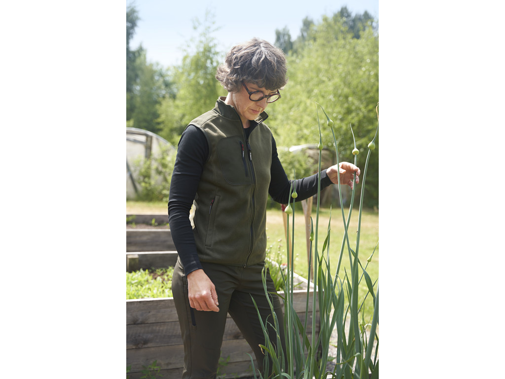 Bonded fleecevest | dame