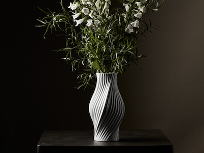 Lyngby Twist Vase H31 Cm