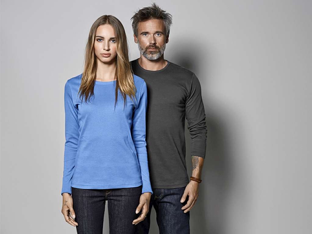 ID Interlock T-shirt, langærmet Dame