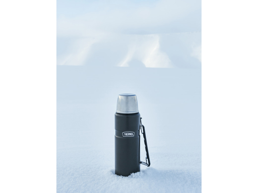 Thermos Termoflaske 1,2 L i army, Stainless King
